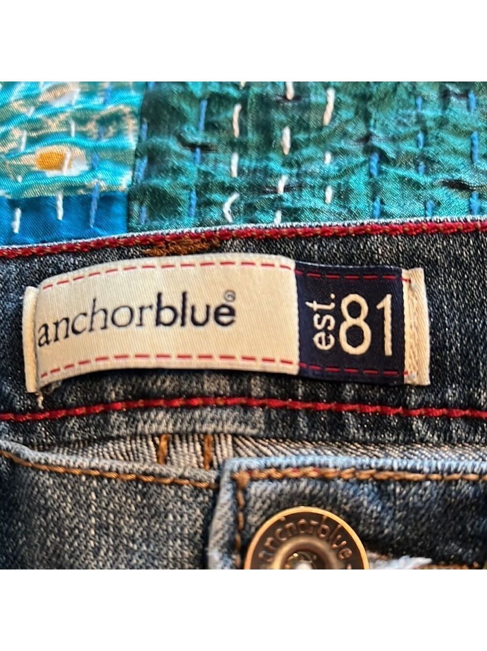 ANCHOR BLUE women’s skinny jeans. 30 x 32. Medium blue wash. - Picture 2 of 10